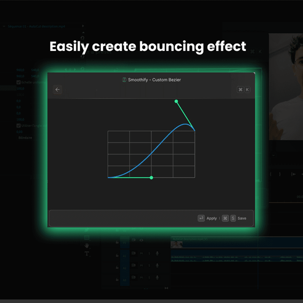 Easily create boucing effects on Premiere Pro with Smoothify on blinkl.io - command bar shortcuts