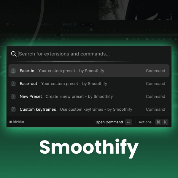 Blinkl.io your command bar for Premiere Pro (Shortcuts, Effects ...